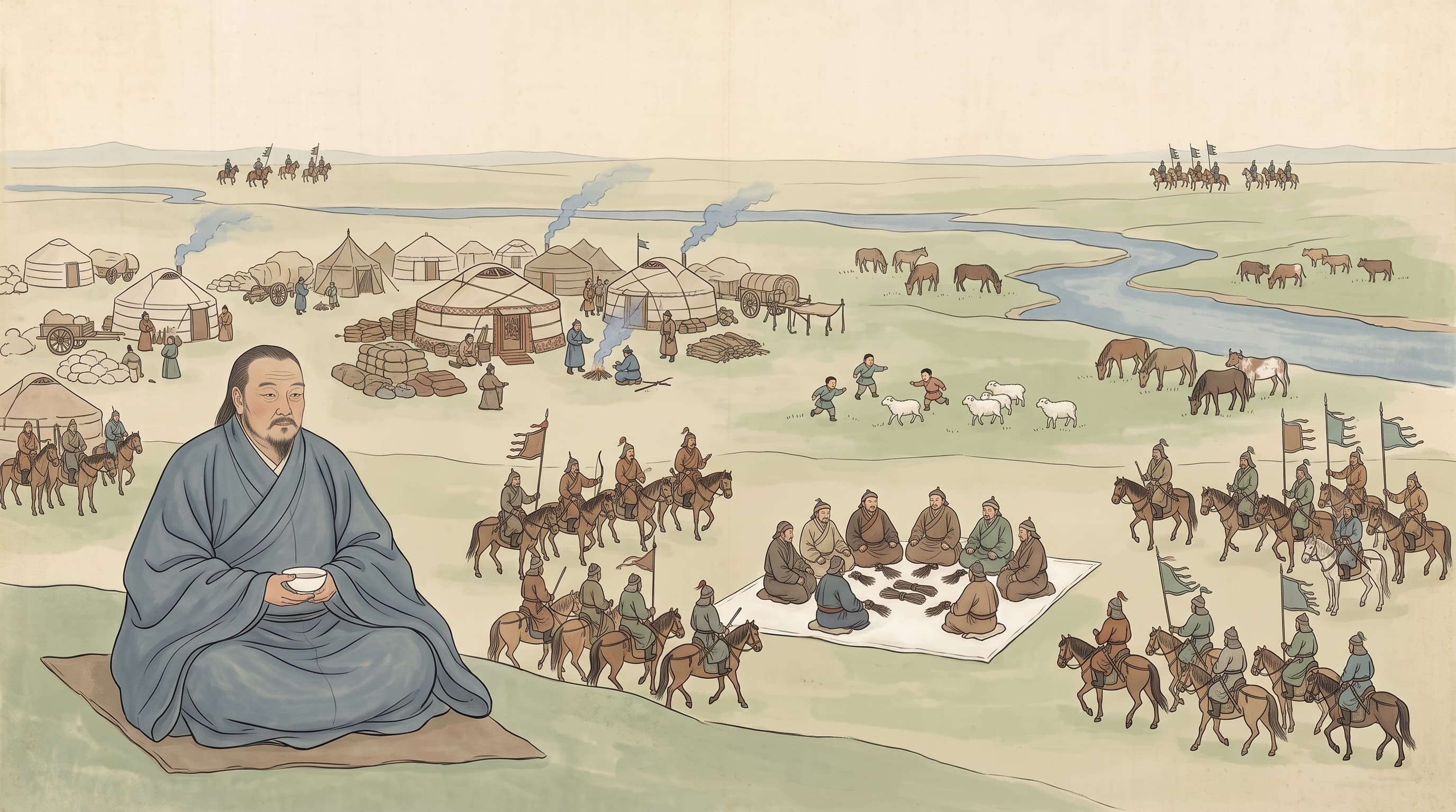 Mongol Conquest, 1206 game poster