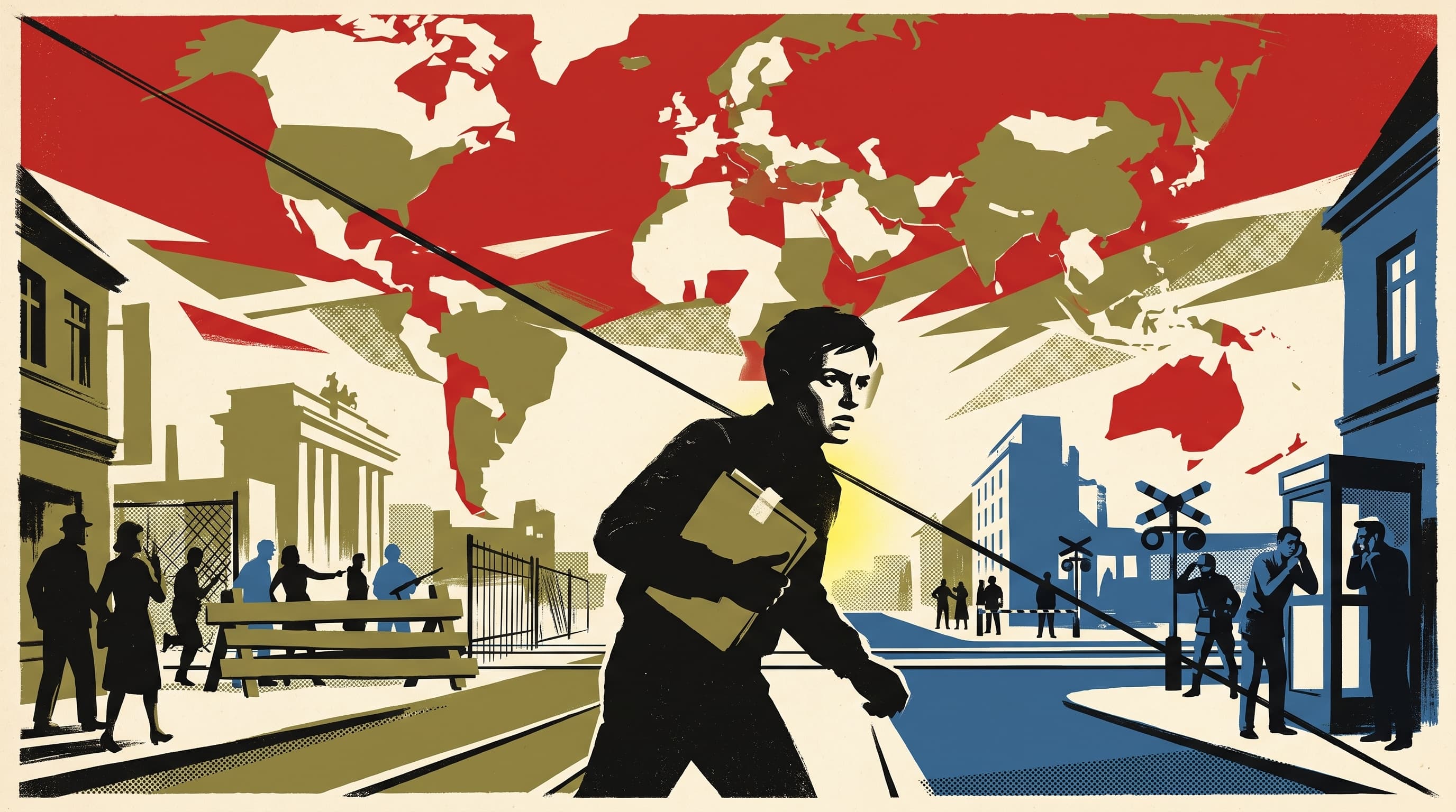 Cold War World — Influence, August 1961 game poster
